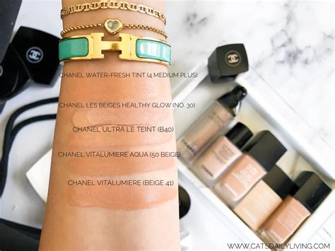 chanel les beiges eau de teint water fresh tint swatches|chanel water fresh tint shades.